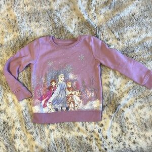 Purple Frozen Themed Sweatshirt- used but lots of life left size 2